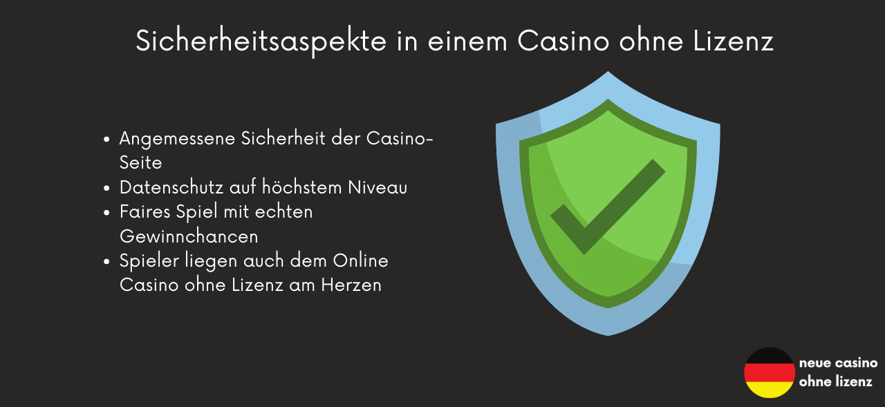 Sicherheitsaspekte in einem Casino ohne Lizenz